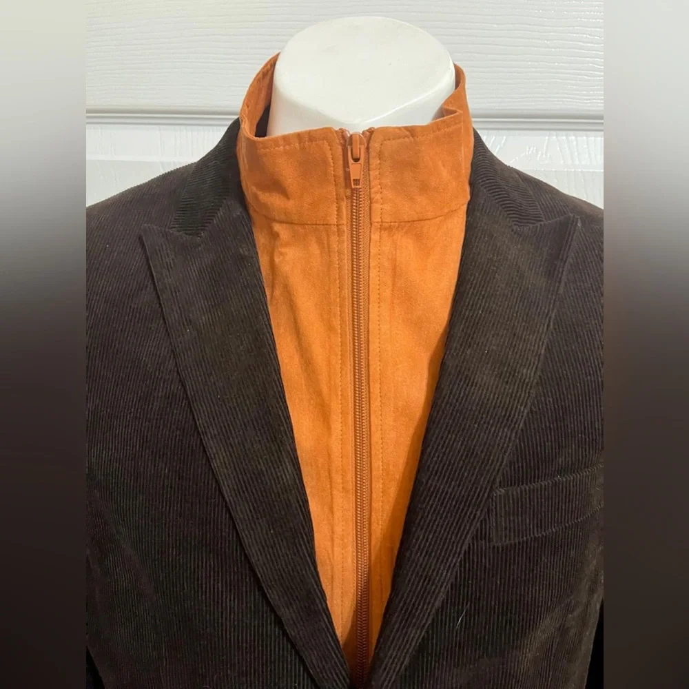 Linea Uomo Brown Corduroy Jacket